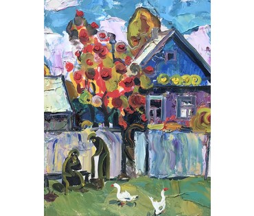 Рогалевич М.В. "Лето в деревне", XX в. НЕТ В НАЛИЧИИ (артикул №737) - фото №3