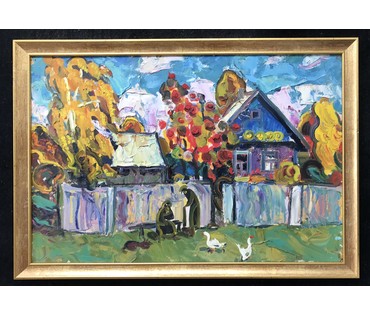 Рогалевич М.В. "Лето в деревне", XX в. НЕТ В НАЛИЧИИ (артикул №737) - фото №5