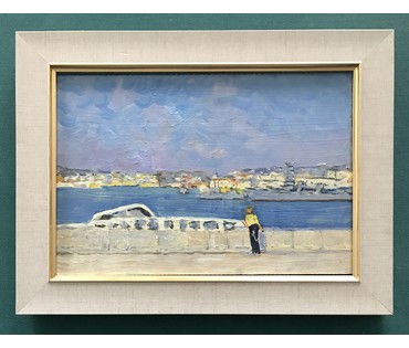 Булычев Ю.А. “Пристань. Севастополь”, 1972 г. (артикул №753) - фото №1