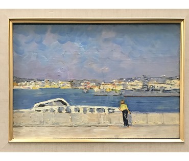Булычев Ю.А. “Пристань. Севастополь”, 1972 г. (артикул №753) - фото №3