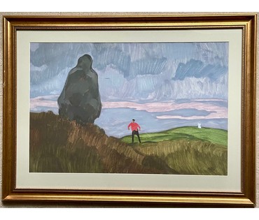 Кубарев В.Г. Акварель. Размер 64х86 см. с рамой и паспарту. (артикул №846) - фото №1