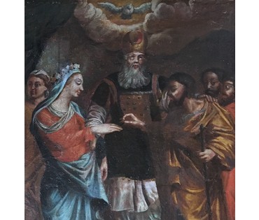 Обручение Девы Марии. Москва, XVIII век (артикул №191) - фото №2