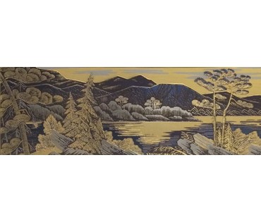 Панно-гравюра на металле "Златоуст", 1991 г. (артикул №1014) - фото №2