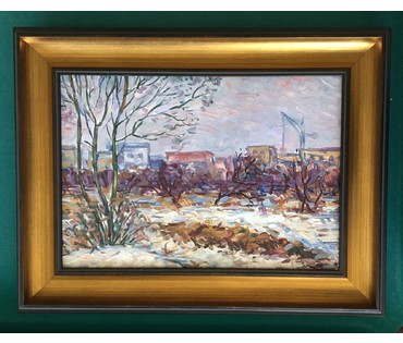 Пожарский Н.Г. "Строимся!" 1964 г. (артикул №1017) - фото №1