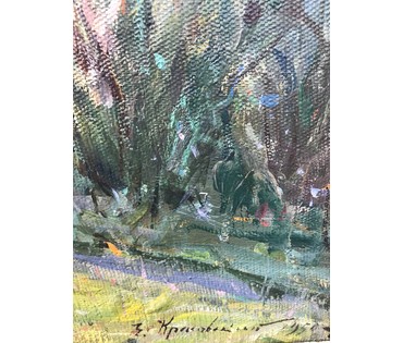 Красовский Е.Е. "Весна". 1950 г. (артикул №1153) - фото №3