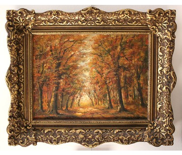 Картина «Золотая осень». Американский художник Walter Christian (1872 - 1938г.)