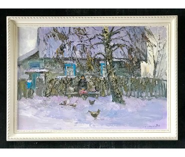 Пешкун В.П. "Старая берёза", 2014 год (артикул №1295) - фото №1