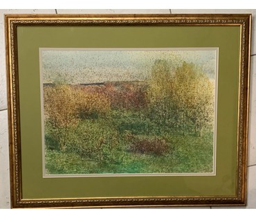Казаков Б.И "Весна", 1995г. Акварель. Размер 48х36 см. без рамы. (артикул №1474) - фото №1