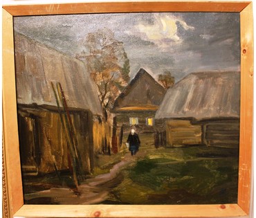 Картина "Вечер в деревне" №6