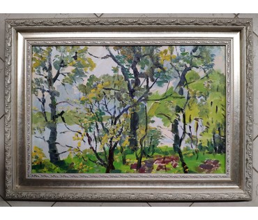 Маслеников П.В. Березовая роща Нет в наличии (артикул №1593) - фото №1