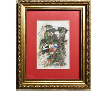 Рожков В.З. Акварель (Палех) (артикул №1727) - фото №1