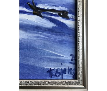 Ксендзов А.П. "Zimovy vjecheir" (Зимний вечер); 60/80 (артикул №1809) - фото №3