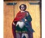 Дмитрий Миротворец. Афон,19 век. Размер 33/28 в родном киоте. Без киота 18,5/13см. № 1943 (артикул №1943) - фото №2