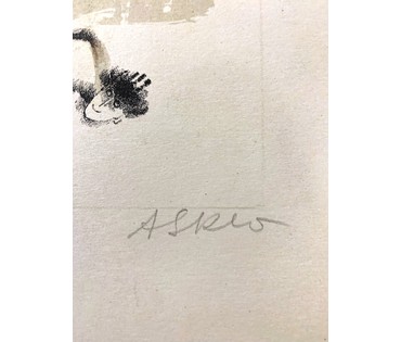 Склютаускайте А.И. Графика из серии " В мире сказок", размер 30х23см. № 1952 (артикул №1952) - фото №2