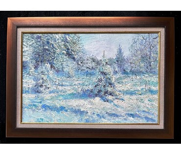 Архипов Г.В "Ёлочка" 2021г. Холст, масло. Размер 40х60 см. № 1960 (артикул №1960) - фото №2