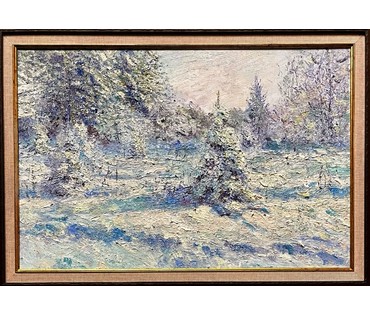 Архипов Г.В "Ёлочка" 2021г. Холст, масло. Размер 40х60 см. № 1960 (артикул №1960) - фото №4