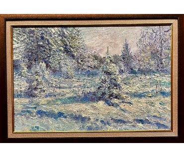 Архипов Г.В "Ёлочка" 2021г. Холст, масло. Размер 40х60 см. № 1960 (артикул №1960) - фото №5