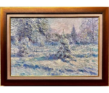 Архипов Г.В "Ёлочка" 2021г. Холст, масло. Размер 40х60 см. № 1960 (артикул №1960) - фото №6