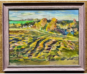 Чепик С.М " Чырвоная горка" 2019г. Холст,мсло. Размер 40х50см. (артикул № 1961) - фото №1