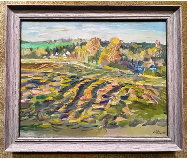 Чепик С.М " Чырвоная горка" 2019г. Холст,мсло. Размер 40х50см. (артикул № 1961) - фото №3