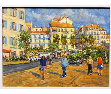 Потворов В.В "Перед грозой" 2021г. Холст,масло. Размер 60х80см. № 1962 (артикул №1962) - фото №2