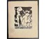 Селещук Н.М. Каталожный экслибрис "Лев Алимов",1984г. Литография. Размер 10х8,2 см. (артикул № 1998) - фото №1