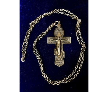 Николаевский наперсный иерейский крест. 84" (артикул № 2062) - фото №1
