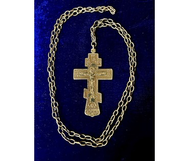 Николаевский наперсный иерейский крест, 1896г. 84" (артикул № 2064) - фото №1
