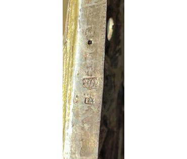 Свенская (Печерская) Богородица. 18 век. Палех, размер 12х14 см. Размер в киоте 15.5х17,7 см. (артикул № 2108) - фото №9