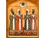 Собор Святых: Иоан, Пётр, Алексий, Филипп. 19 век, Палех. Размер 13х9,5 см. № 2109 (артикул № 2109) - фото №2