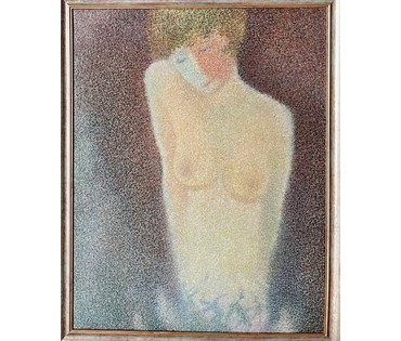Забавчик А.И "Вечер" 2007г. Холст,масло. Размер 90х70 см. (артикул № 2144) - фото №2