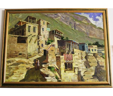 Картина "Селение в горах" №78