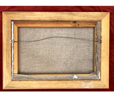Щемелёв Л.Д Пейзаж, 1991г., холст, масло. Размер 72х52,5 см., без рамы 60х40 см. № 2148 (артикул № 2148) - фото №5