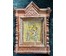 Иверская Пресвятая Богородица, Афон 19 век. Шитьё. Размер 22х 27,5 см. В родном киоте,размер 47х63 см. (артикул № 2159) - фото №4
