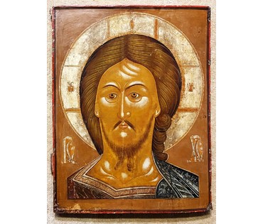 Спас Оплечный. 18 век под 17 век. Москва . Размер 54х70 см. № 2166 (артикул №2166) - фото №1