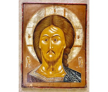 Спас Оплечный. 18 век под 17 век. Москва . Размер 54х70 см. № 2166 (артикул №2166) - фото №5