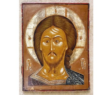 Спас Оплечный. 18 век под 17 век. Москва . Размер 54х70 см. № 2166 (артикул №2166) - фото №6