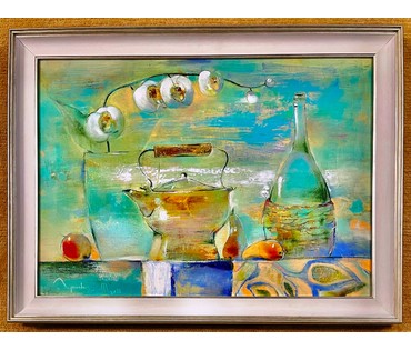 Гриневич Т.В "Натюрморт", 2021г. Холст,масло. Размер 50х70 см. № 2173 (артикул №2173) - фото №1