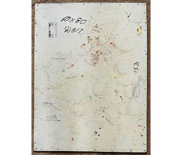Луцевич З.О "Красные тюльпаны", ДВП, масло, 1993г. Размер 60х80 см. № 2213 (артикул №2213) - фото №6