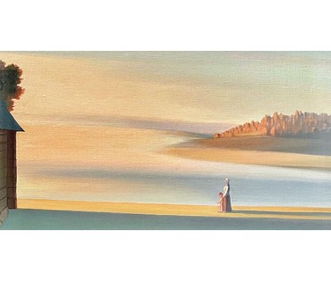 Батальонок Е.Е "Вяртанне ў мінулае",2022г. Холст,масло. Размер 50х70 см. № 2215 (артикул №2215) - фото №5