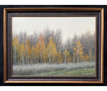 Шкарубо В.Ф "Осенний день", 2020г. Холст, масло. Размер 50х70 см. № 2241 (артикул №2241) - фото №3