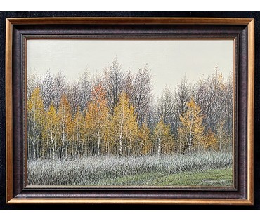 Шкарубо В.Ф "Осенний день", 2020г. Холст, масло. Размер 50х70 см. № 2241 (артикул №2241) - фото №2
