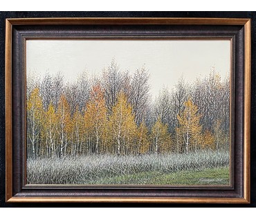 Шкарубо В.Ф "Осенний день", 2020г. Холст, масло. Размер 50х70 см. № 2241 (артикул №2241) - фото №1