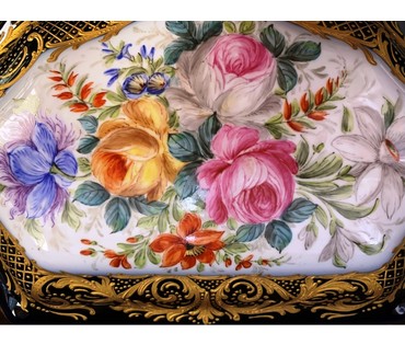 Шкатулка, Севр, Франция, 19 век. Фарфор, живопись, бронза. (артикул № 2259) - фото №5