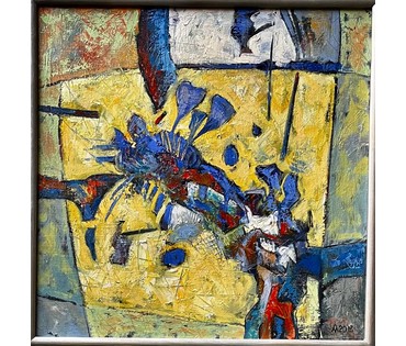 Левкович М.В "Лето", 2018г. Холст, масло. Размер 53х53 см. (артикул № 2282) - фото №2