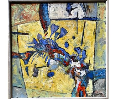 Левкович М.В "Лето", 2018г. Холст, масло. Размер 53х53 см. (артикул № 2282) - фото №1