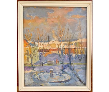 Ромейко В.П. "Минск. ул. Стахановская". 1957 год. № 2291 (артикул №2291) - фото №1