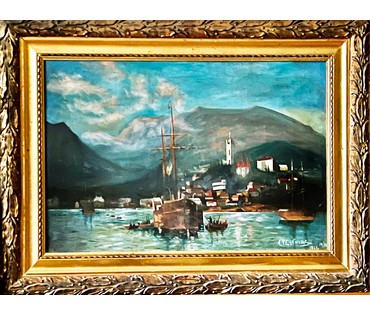 Ильницкий А. "Гавань в Ялте" (артикул №98) - фото №1