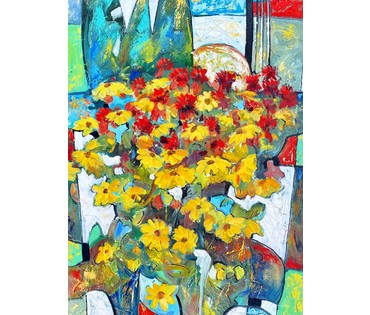 Левкович М.В "Спынісь імгненне", 2021г. Холст, масло. Размер 80х60 см. № 2311 (артикул №2311) - фото №5