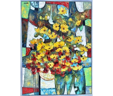 Левкович М.В "Спынісь імгненне", 2021г. Холст, масло. Размер 80х60 см. № 2311 (артикул №2311) - фото №6